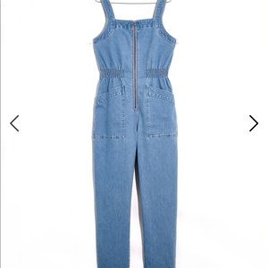 Madewell Blue Denim Jumpsuit